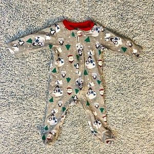 👀 4/$12  Cute Christmas Zipper Sleeper